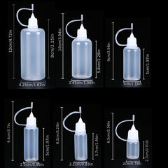 5pcs Needle Tip Glue Applicator Bottle Paper Quilling Scrapbooking Craft Tool