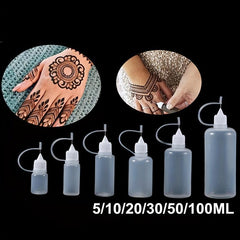 5pcs Needle Tip Glue Applicator Bottle Paper Quilling Scrapbooking Craft Tool
