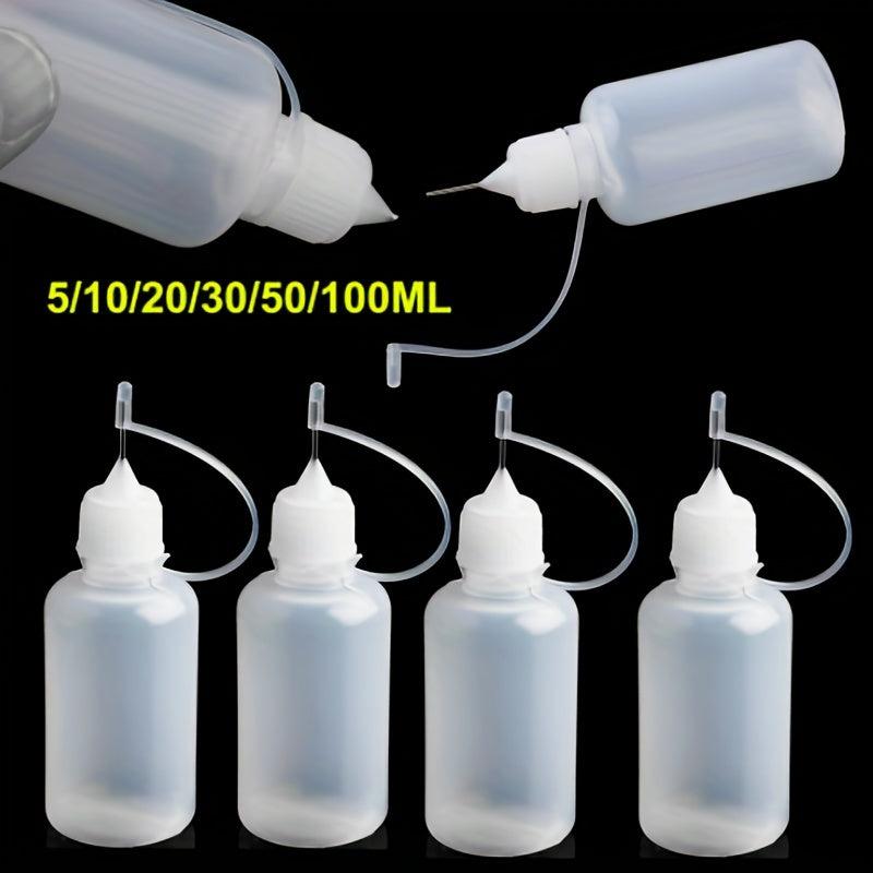 5pcs Needle Tip Glue Applicator Bottle Paper Quilling Scrapbooking Craft Tool