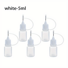 5pcs Needle Tip Glue Applicator Bottle Paper Quilling Scrapbooking Craft Tool
