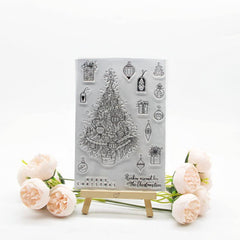 Christmas Stamp Painting Tool DIY Scrapbook Decoration Silicone Stamp