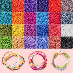 1000pcs 2mm Charm Czech Glass Seed Beads DIY Jewelry