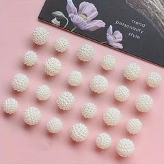 10 12 14 20mm Acrylic Bayberry Pearl Beads Round Spacer Beads For Jewelry Making