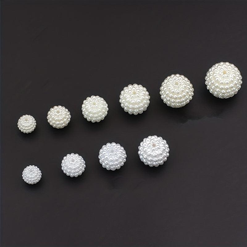 10 12 14 20mm Acrylic Bayberry Pearl Beads Round Spacer Beads For Jewelry Making