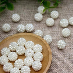 10 12 14 20mm Acrylic Bayberry Pearl Beads Round Spacer Beads For Jewelry Making