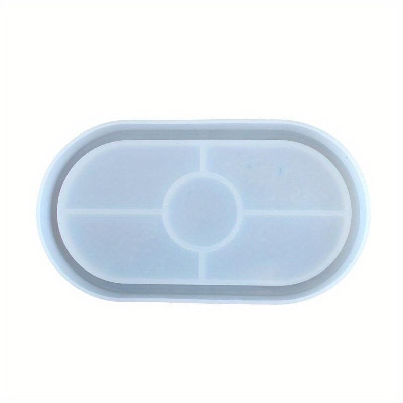 Oval Epoxy Silicone Resin Mould for DIY Storage Tray & Jewelry Making