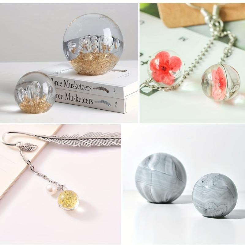 Round Ball Epoxy Silicone Mold 3D Planet Ball Craft Mold Resin Casting Mold