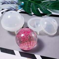 Round Ball Epoxy Silicone Mold 3D Planet Ball Craft Mold Resin Casting Mold