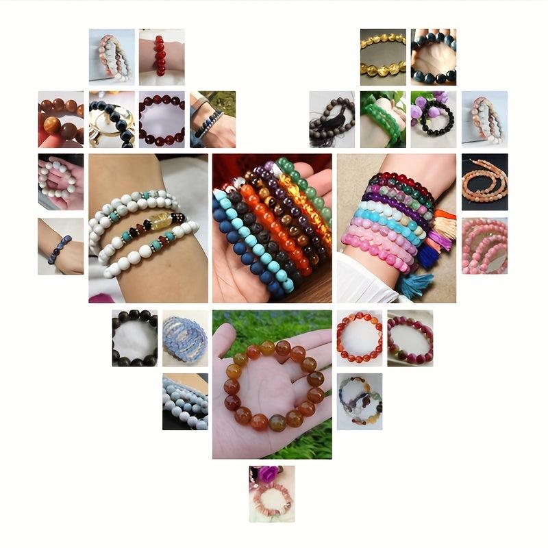 Green Thread Pine Stone Beads for DIY Jewelry Making