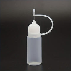 5pcs Squeeze Bottles Needle Tip PE Glue Applicator Craft Tool Transparent