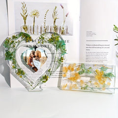 Large Heart Display Resin Mold DIY Personalized Photo Heart Shape Silicone Mold