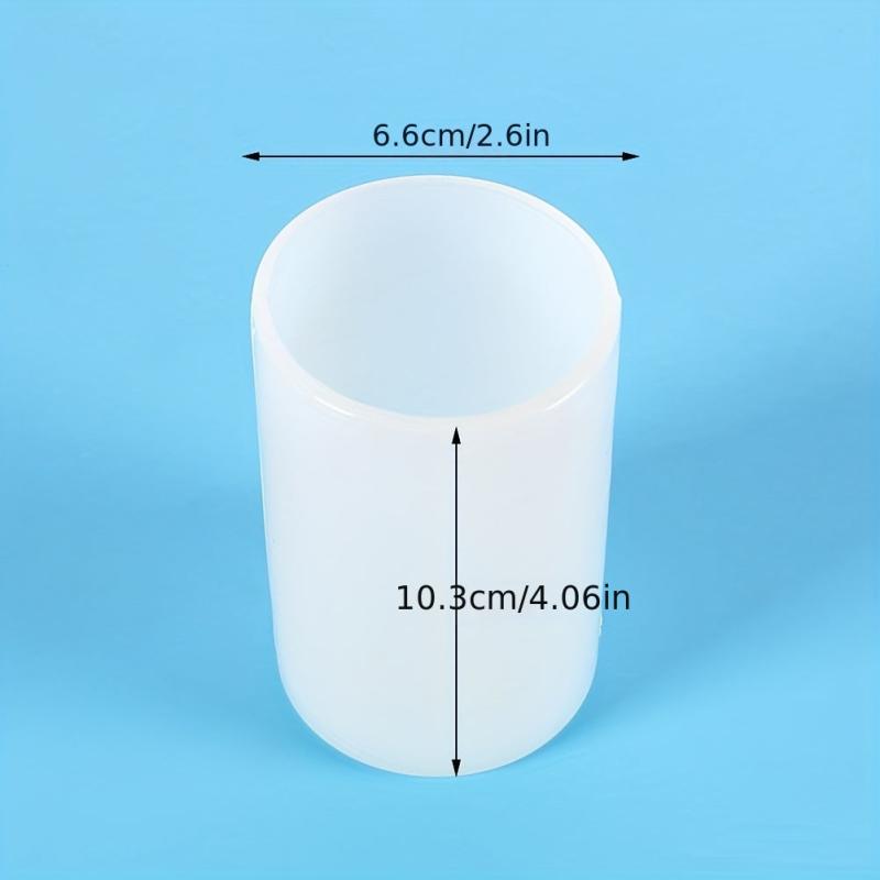 Cylindrical Silicone Mold for Candle Aromatherapy DIY