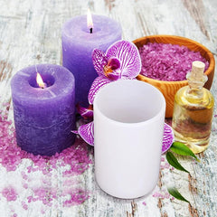 Cylindrical Silicone Mold for Candle Aromatherapy DIY