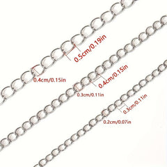 2m Stainless Steel Chain DIY Bracelet Necklace Making
