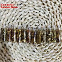 Colorful Resin Filler Glitter Flakes Sequins Kit