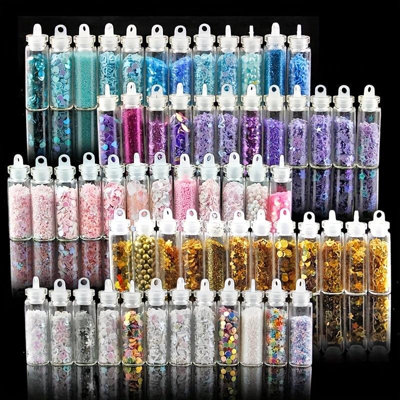 Colorful Resin Filler Glitter Flakes Sequins Kit