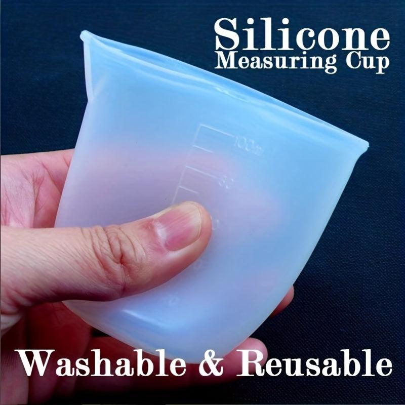 250ml Silicone Measuring Cup for Epoxy Resin - Washable & Reusable