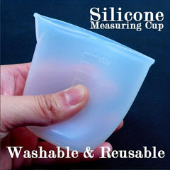 250ml Silicone Measuring Cup for Epoxy Resin - Washable & Reusable