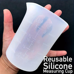 250ml Silicone Measuring Cup for Epoxy Resin - Washable & Reusable