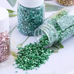 30g Crushed Glass Craft Glitter For Resin Nail Art DIY Jewelry