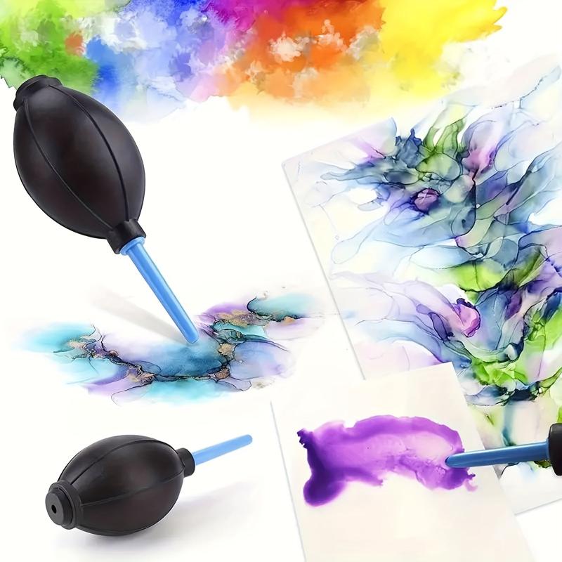 Alcohol Ink Rainbow Mini Blotter for Epoxy Resin Tumbler Making