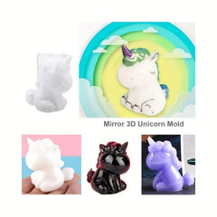 3D Animal Resin Silicone Molds Large Resin Casting Molds