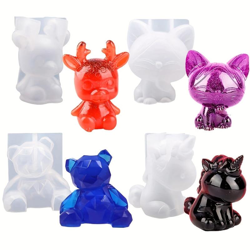 3D Animal Resin Silicone Molds Large Resin Casting Molds