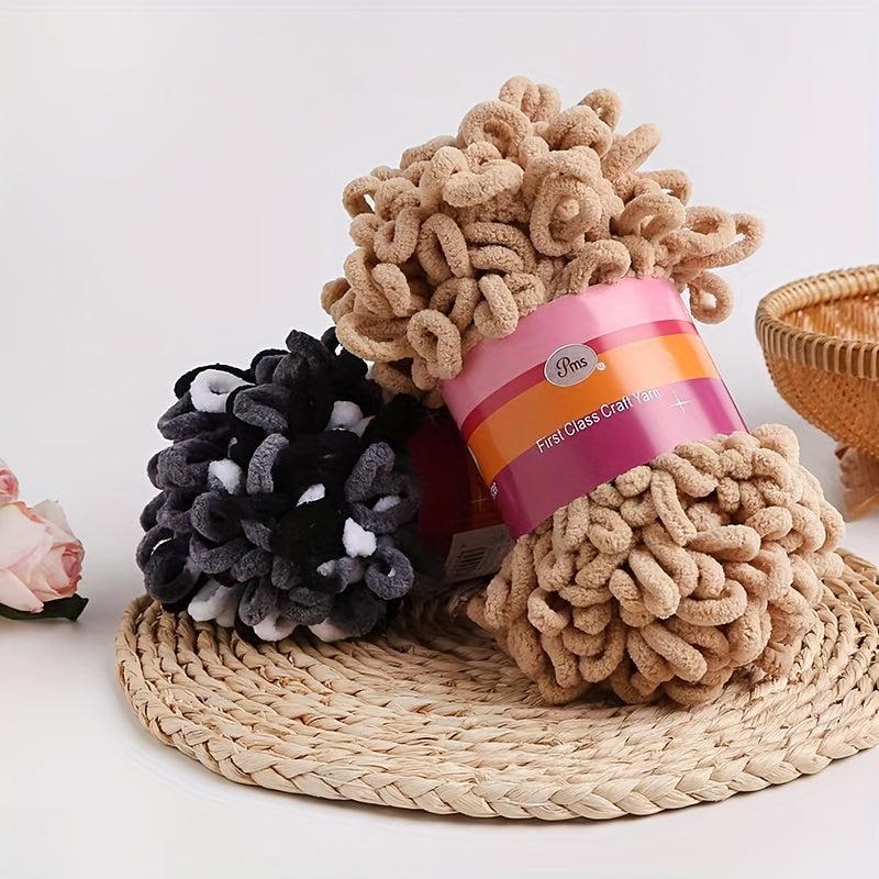 Polyester Finger Loops Yarn for DIY Knitting & Crochet