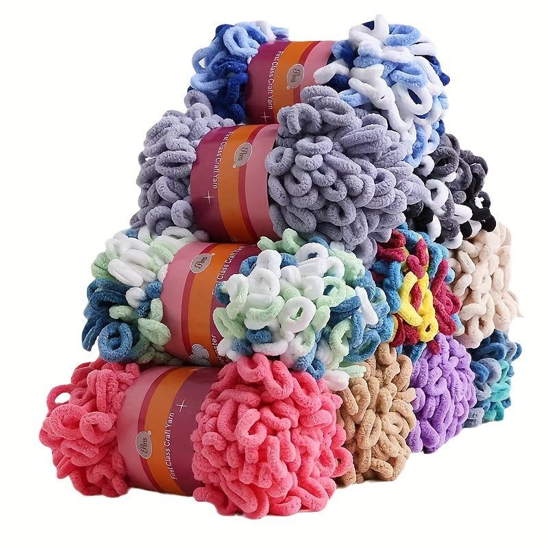 Polyester Finger Loops Yarn for DIY Knitting & Crochet