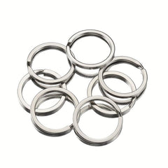 20pcs Stainless Steel Split Key Rings 1.5 Jump Rings for Keychain