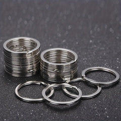 20pcs Stainless Steel Split Key Rings 1.5 Jump Rings for Keychain