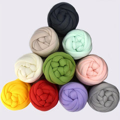 250g Chunky Cotton Yarn for Hand Knitting Crochet Soft Big DIY Arm Knitting