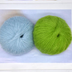 Soft Acrylic Mohair Yarn Plush Cashmere Yarn Hand Knitting Wool Crochet