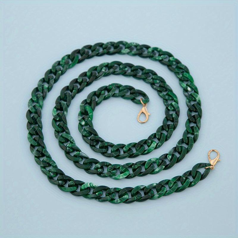 Long Acrylic Chains Mixed Thick Film Chains for Handbag & Phone Case