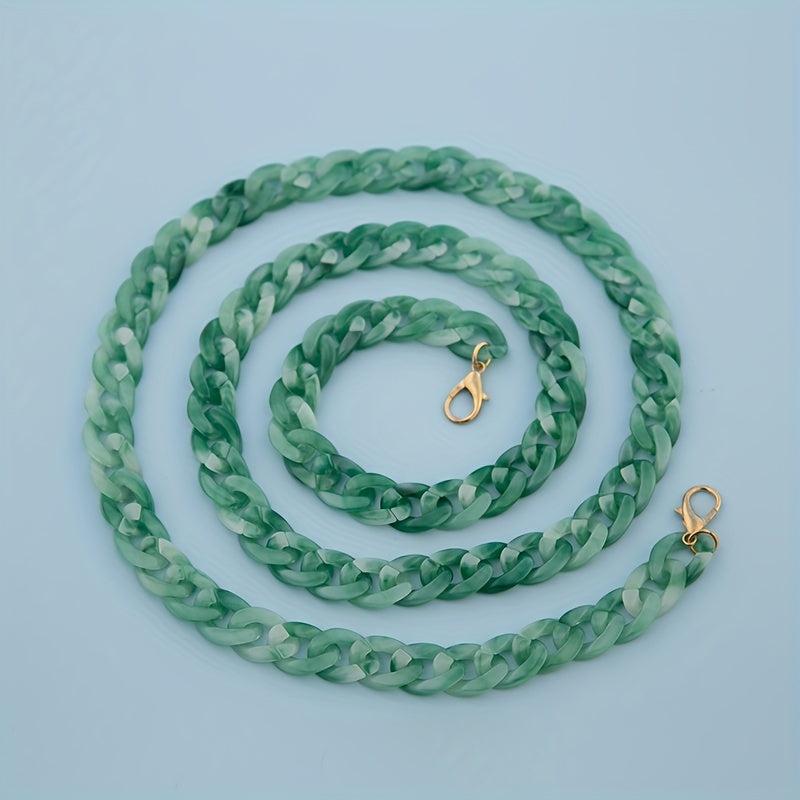 Long Acrylic Chains Mixed Thick Film Chains for Handbag & Phone Case