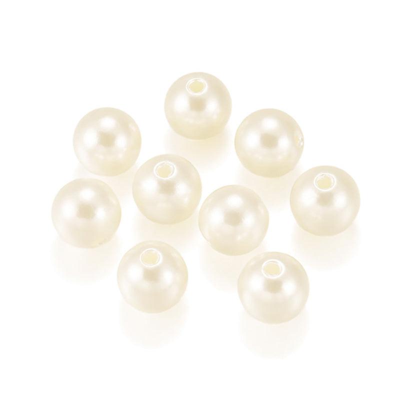 6-20mm Faux Pearl Beads ABS Beige DIY Clothing Beads