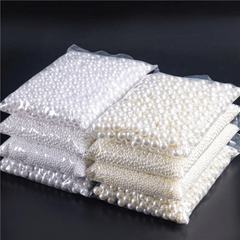 6-20mm Faux Pearl Beads ABS Beige DIY Clothing Beads