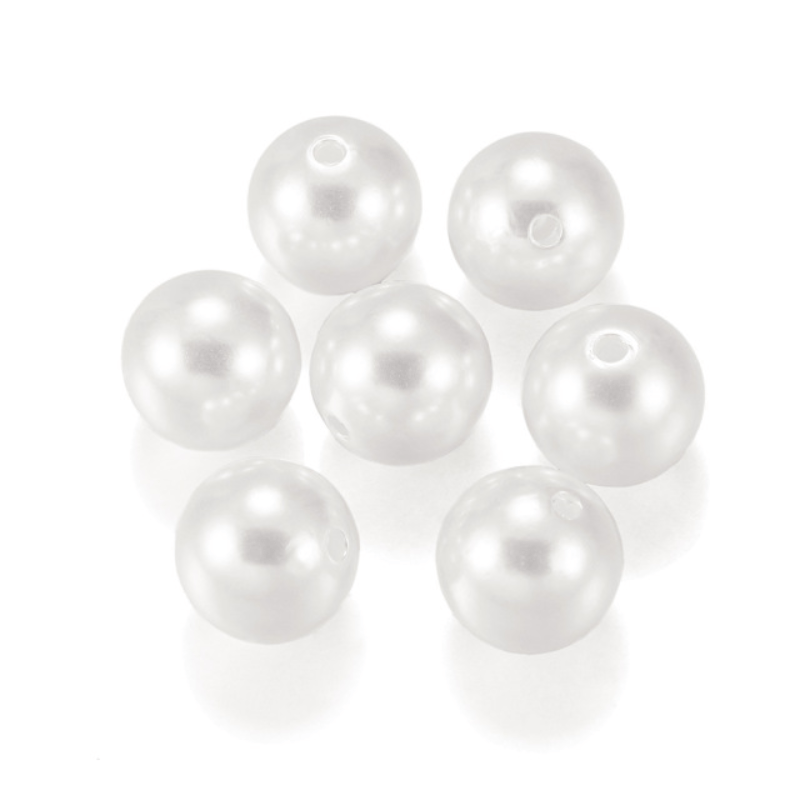 6-20mm Faux Pearl Beads ABS Beige DIY Clothing Beads