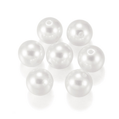 6-20mm Faux Pearl Beads ABS Beige DIY Clothing Beads