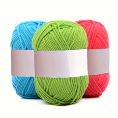 8pcs 4 ply Cotton Yarn for Knitting and Crocheting 25g pc