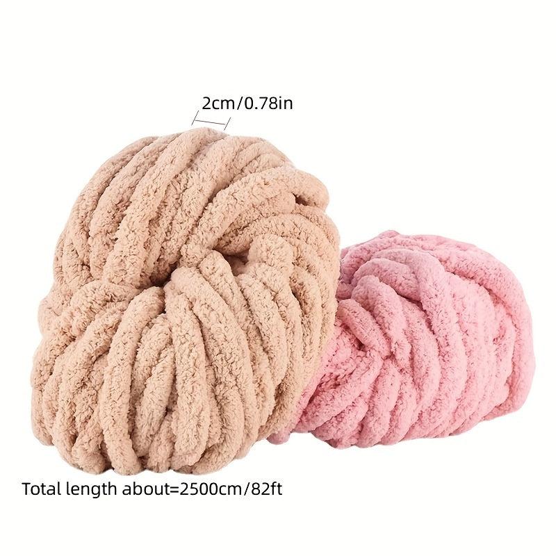 Thick Yarn Chenille Blanket Thread for DIY Crocheting & Knitting