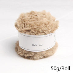 Soft Faux Mink Fur Yarn for Crocheting and Knitting