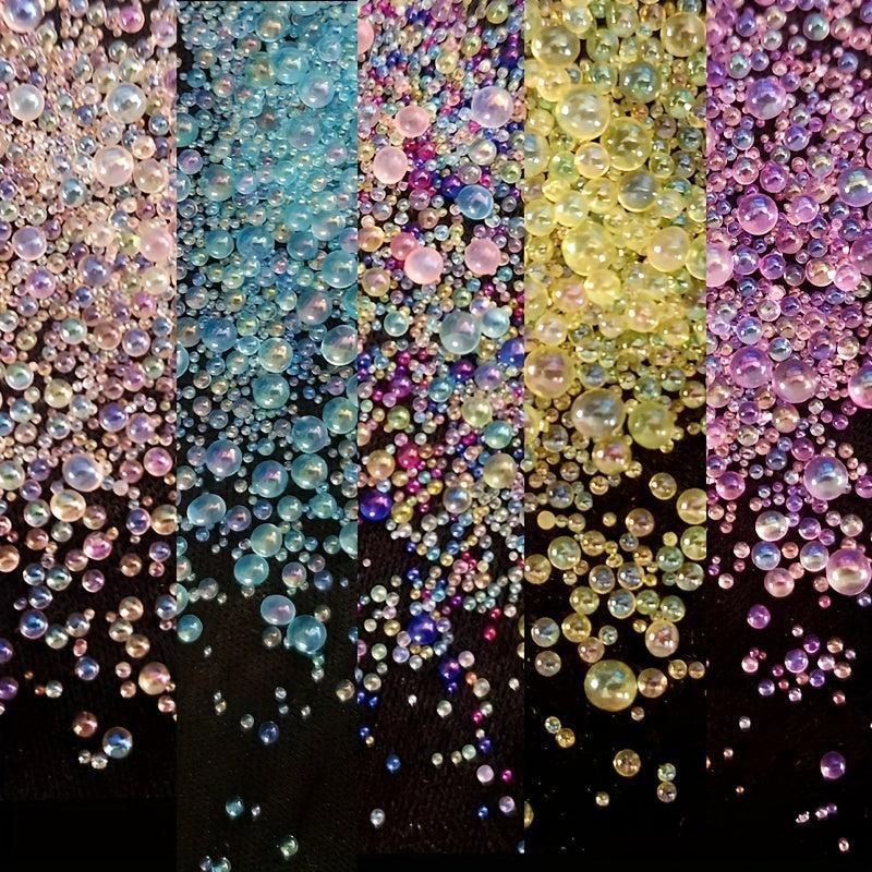 20g Mini Bubble Ball Bead Glass Sequins Resin Filling