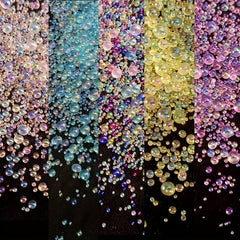 20g Mini Bubble Ball Bead Glass Sequins Resin Filling