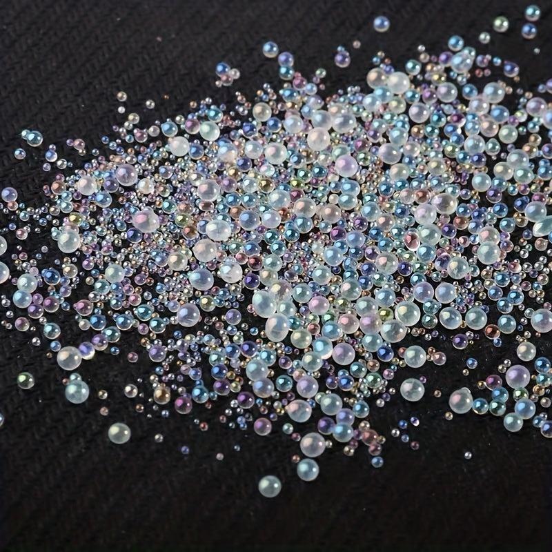 20g Mini Bubble Ball Bead Glass Sequins Resin Filling