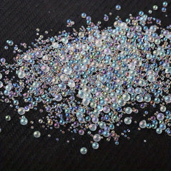 20g Mini Bubble Ball Bead Glass Sequins Resin Filling