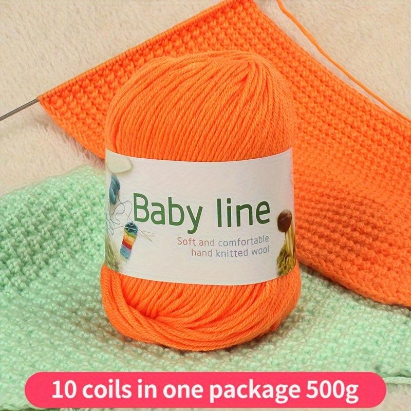 10pcs Soft Hand Knitted Baby Yarn for Sweater Scarf Hat