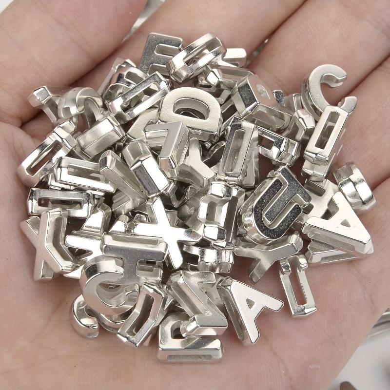 100pcs Alphabet Acrylic Spacer Bead for Jewelry Making DIY