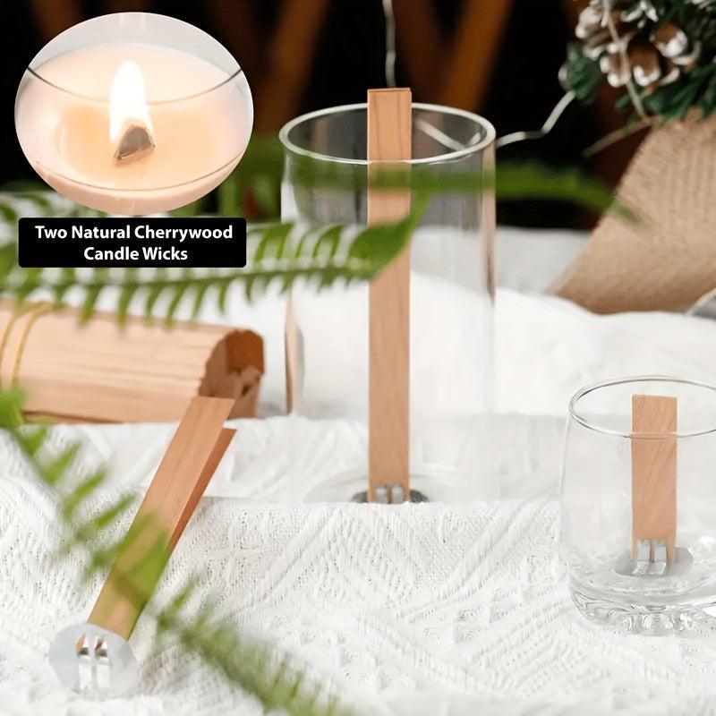 21pcs Wooden Candle Wicks 12.95 X 1.27 Cm DIY Candle Making Cores