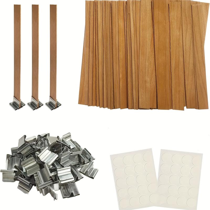 21pcs Wooden Candle Wicks 12.95 X 1.27 Cm DIY Candle Making Cores